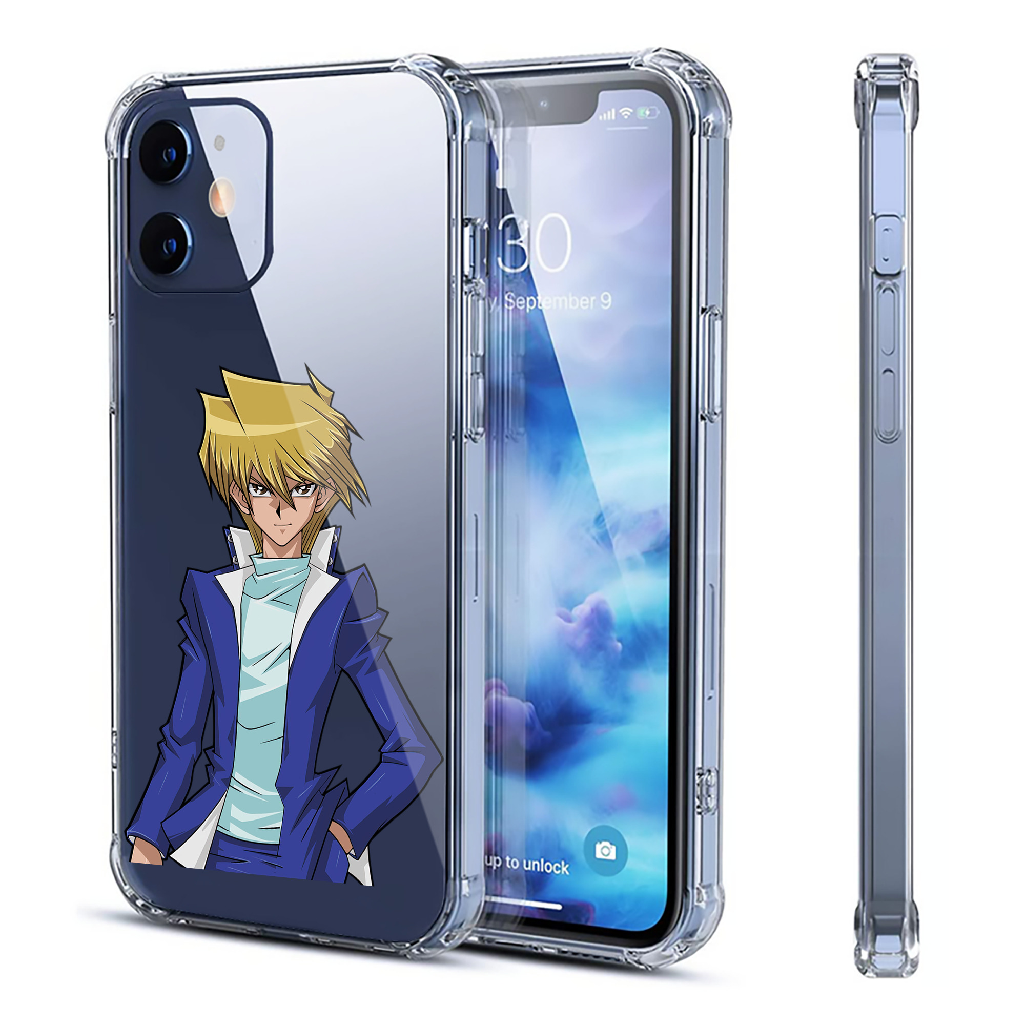 （画像用） 遊☆戯☆王 Yu-Gi-Oh! 【iPhone 12シリーズ対応】透明スマホケース（クリアソフトケース）